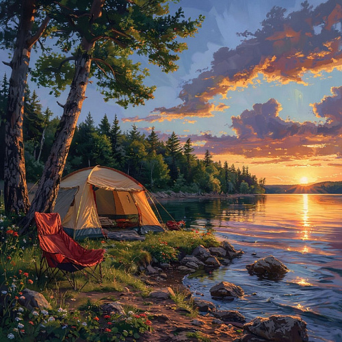 Кемпинг на Алтае в Турочаке