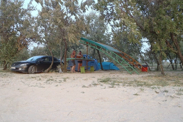 Азовское море, кемпинг "Оазис"