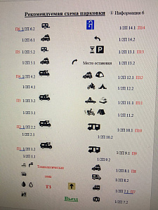 Автостоянка для автотуристов P A,B-турист