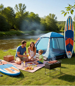 Кемпинг на Алтае в Турочаке